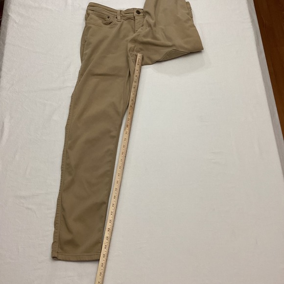 DUER DU/ER Men's 34x30 Brown Khaki N2X Relaxed Taper No Sweat Stretch Pants - Picture 5 of 13